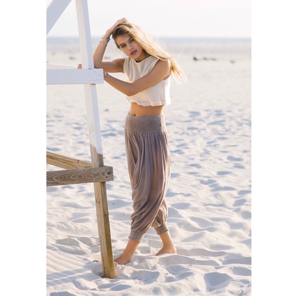 Urban Outfitters Pants - Urban Outfitters Harem Pant Taupe